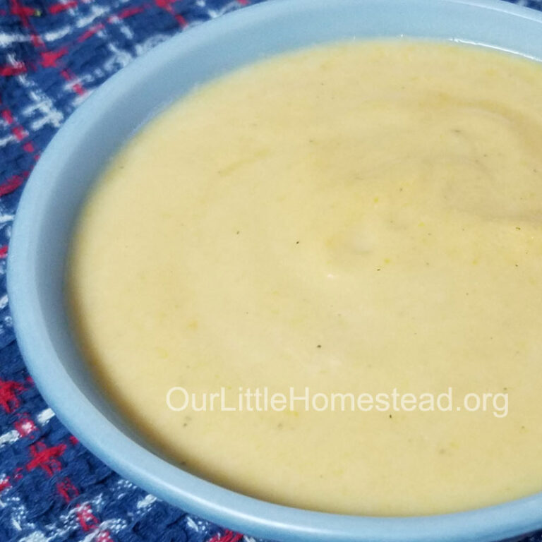 Crockpot Cauliflower Soup Recipe Our Little Homestead