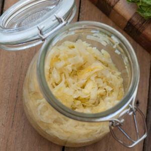 sauerkraut fermenting recipe